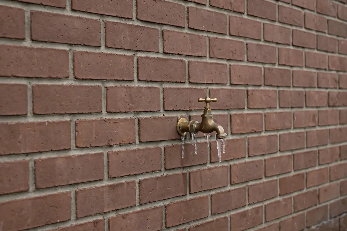Close-up of urban pipe installation at a construction site, showing various pipes and materials.