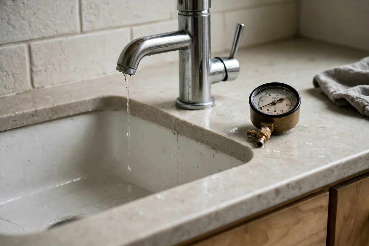 Low water pressure at every fixture