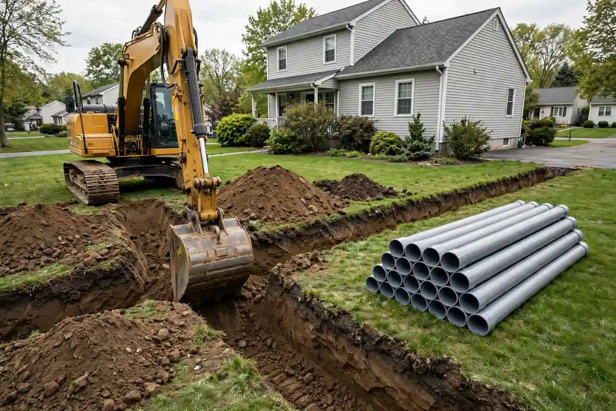 Sewer backup into tubs and floor drains