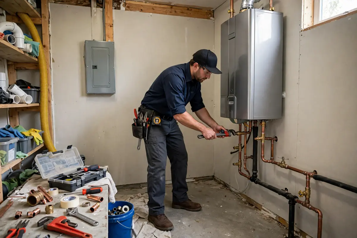 Sewer backup into tubs and floor drains