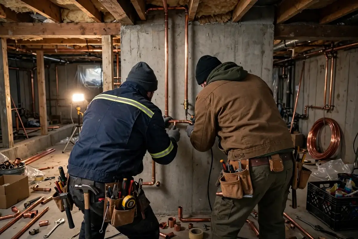 SoCo Plumbers team at work